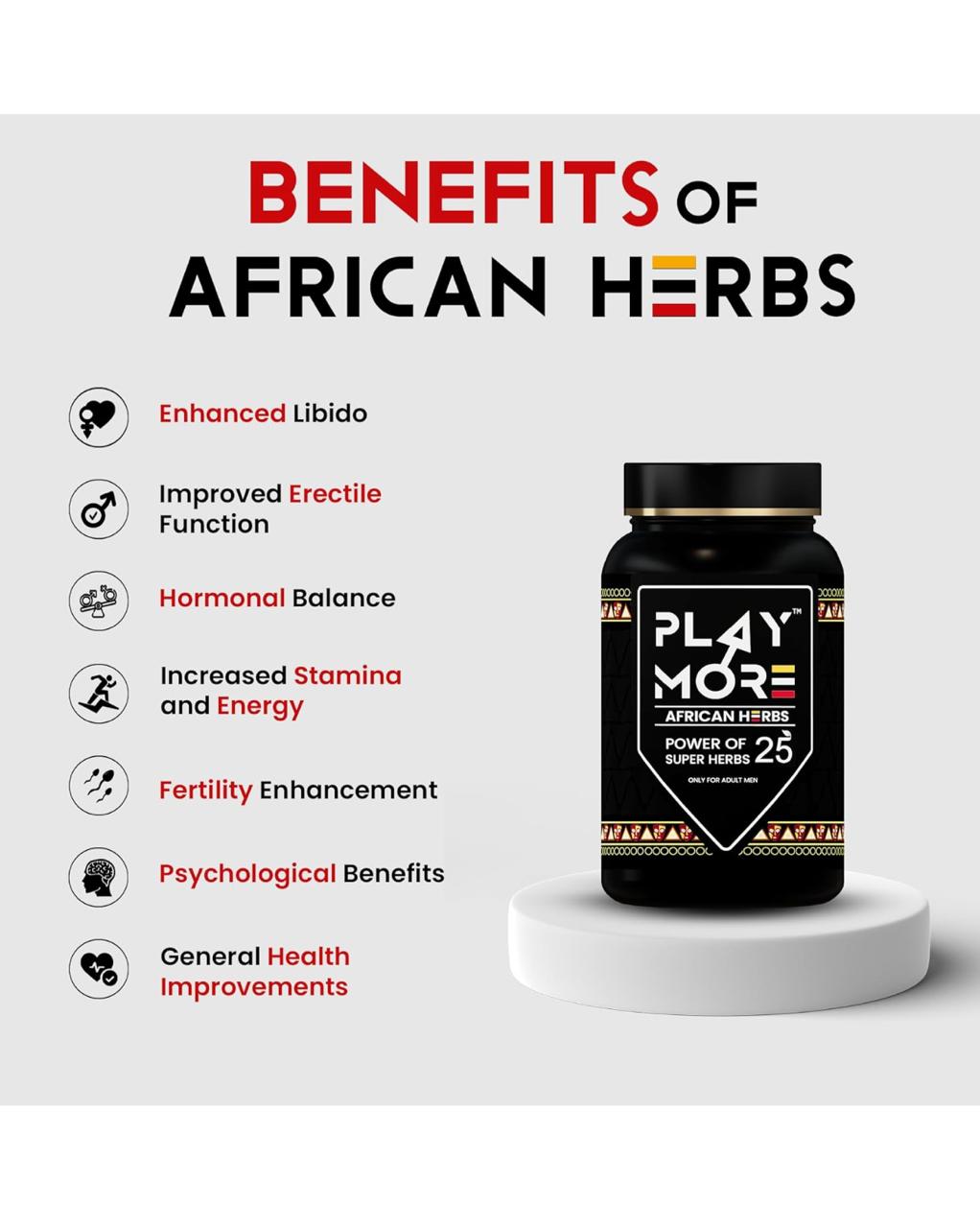 Herbal Deck Play More Powder For Men