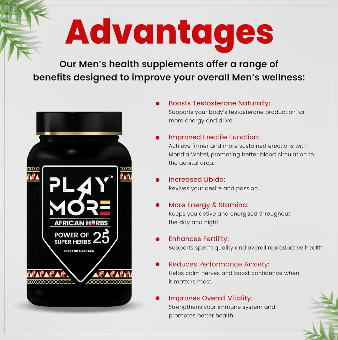 Herbal Deck Play More Powder For Men