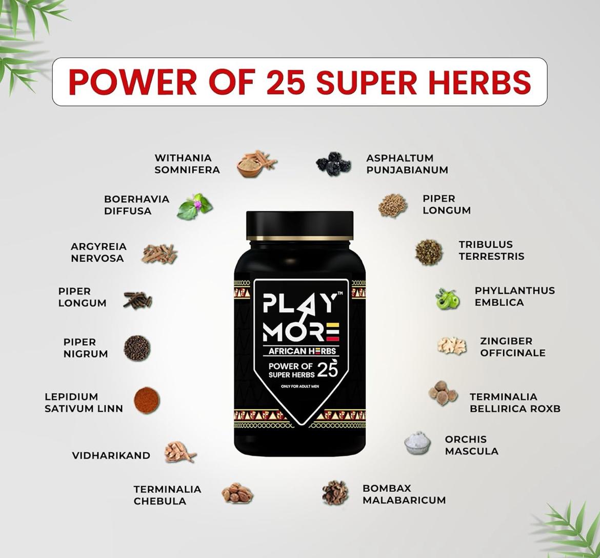 Herbal Deck Play More Powder For Men